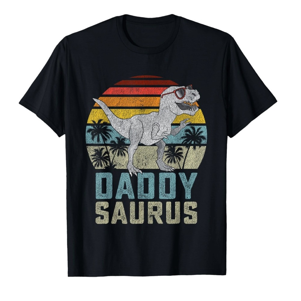 Black Dinosaur Graphic T-Shirt